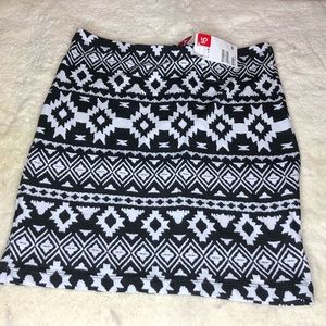 H&M Aztec Print Mini Skirt